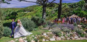 Polhawn fort garden weddings on the cornish coast